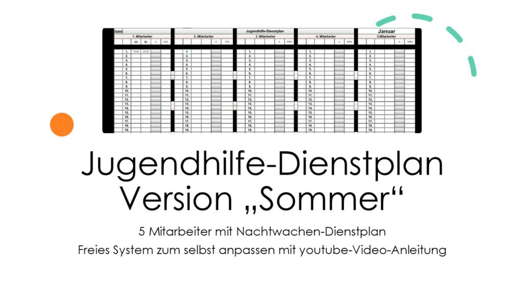 jugendhilfe-Dienstplan 