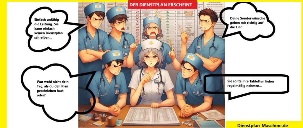 Dienstplan schreiben